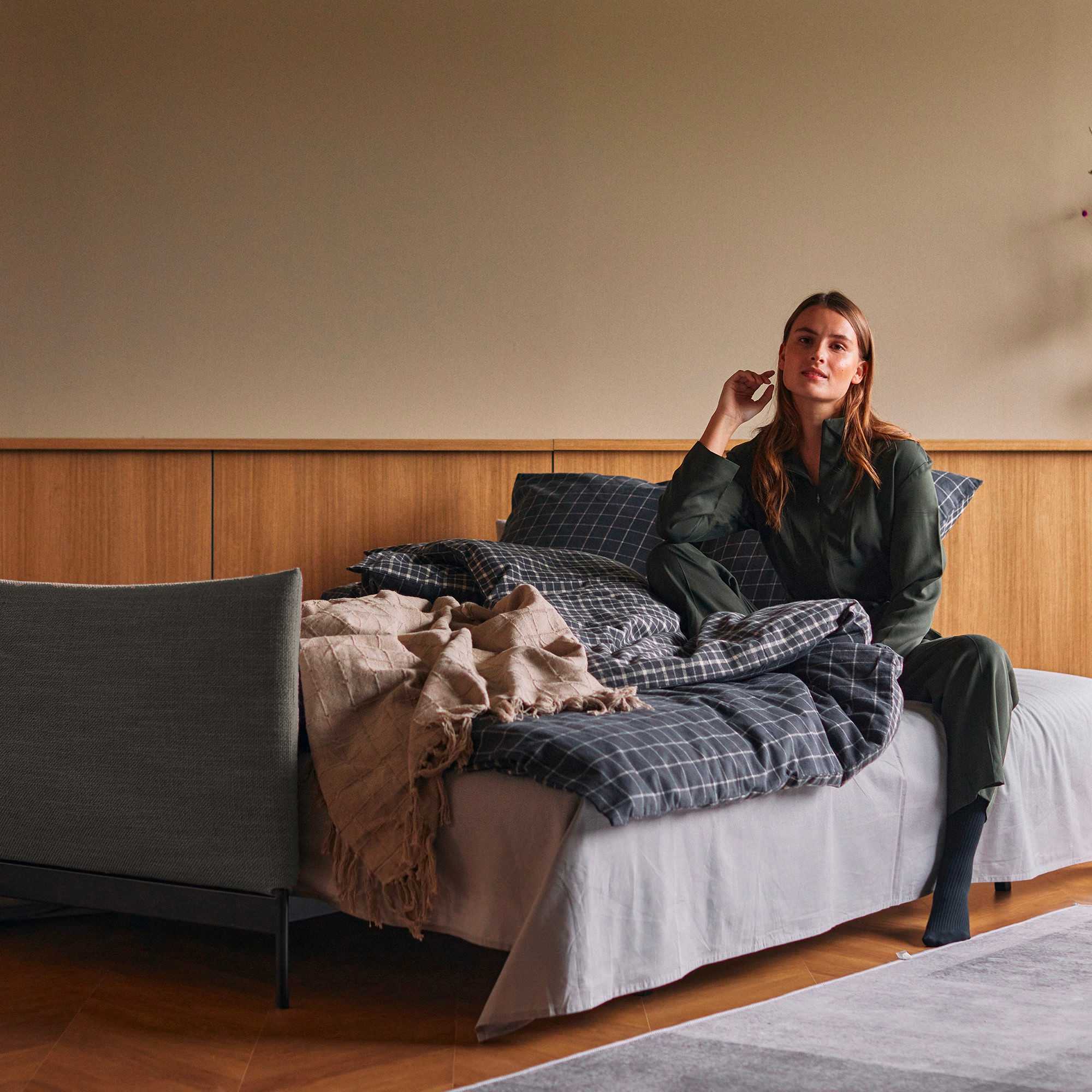 Innovation Living Malloy Sofa Bed. 216 Flashtex Dark Grey