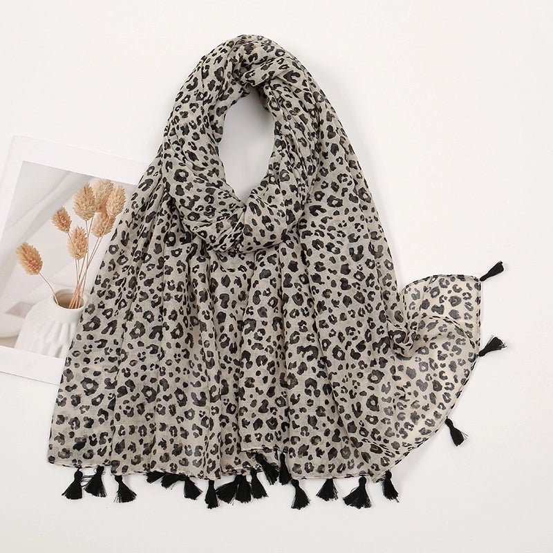 Women's Casual Elegant Color Block Polyester Scarf