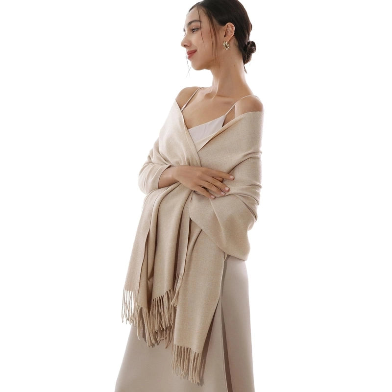 Trade Winter Scaves Women Plain Shawls Scarf Banquet Scarf Shawl