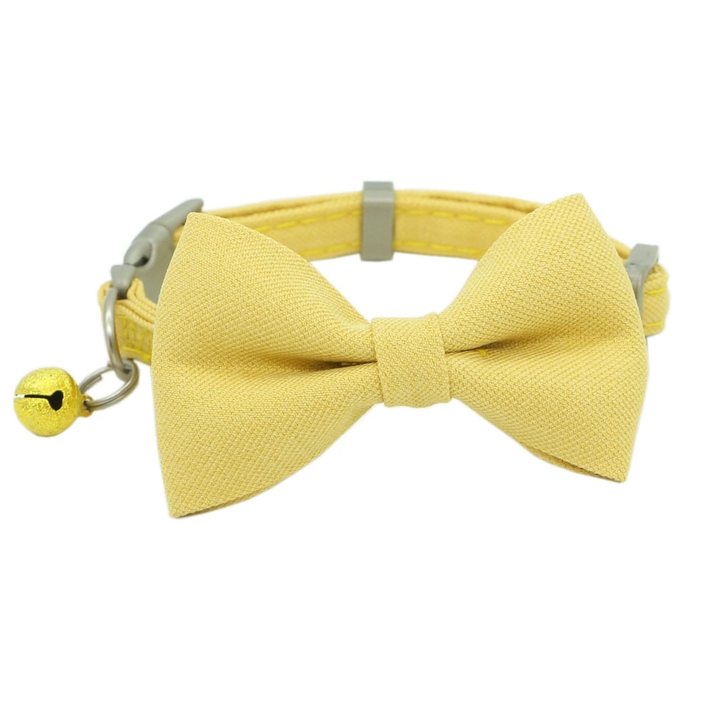 Bowknot Dog Harness Leash Collar Set