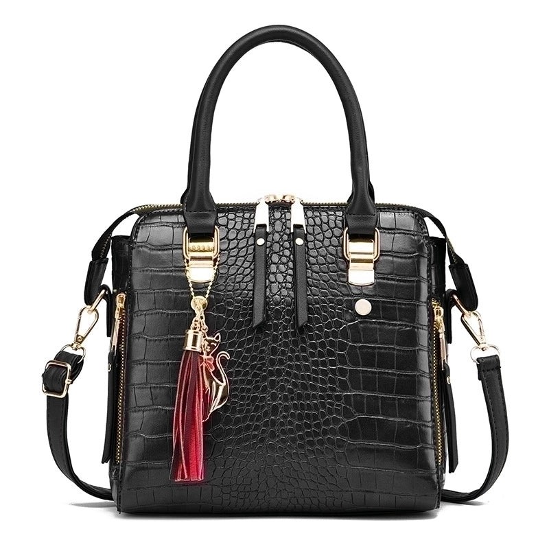 Women's Large All Seasons Pu Leather Basic Handbag