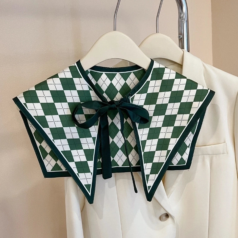 Women's Elegant Classical Lady Geometric Flower Nylon Shawl
