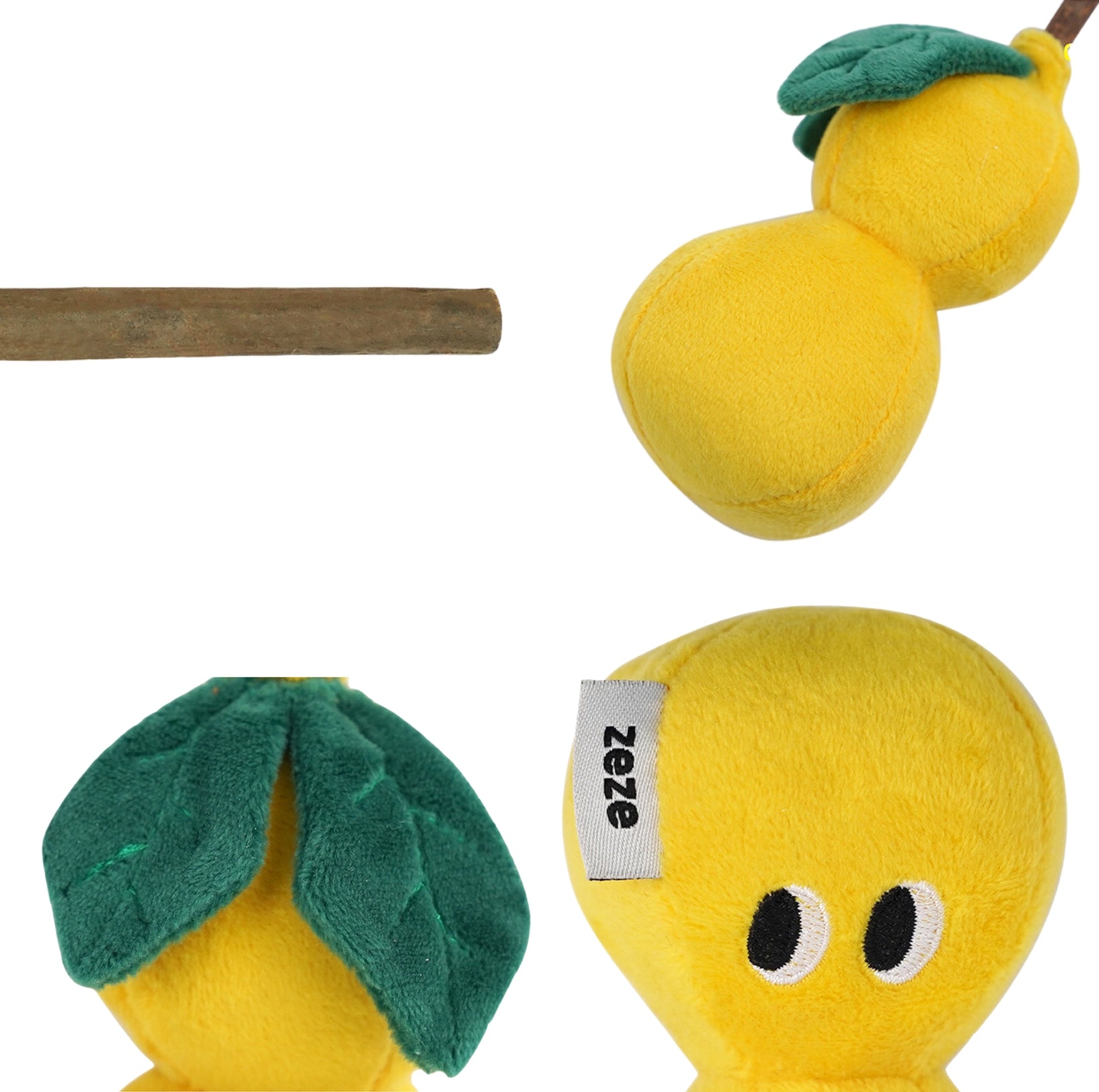 Gourd-Style Polygonum Plush Cat Toy Set