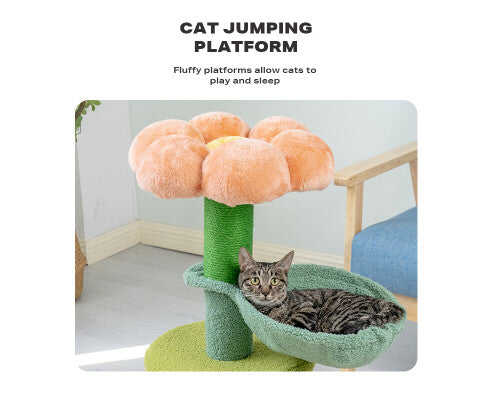 Flower Cat Scratching Post