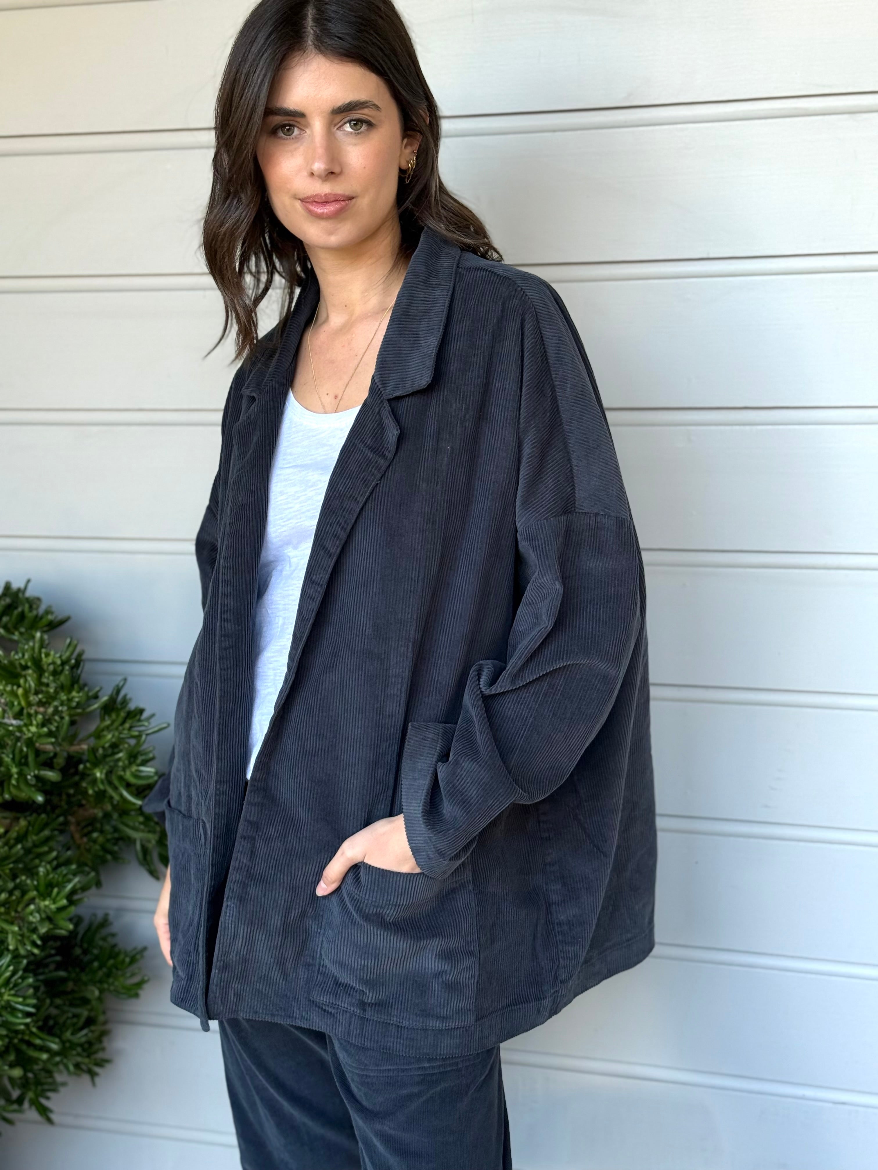 albert blazer - charcoal cord