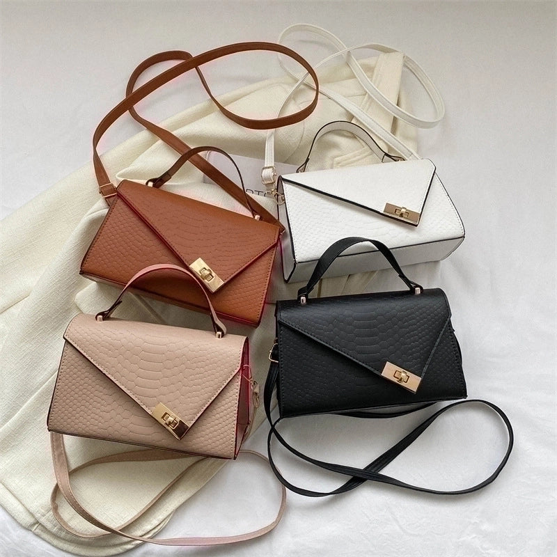 Women's Small Autumn Pu Leather Vintage Style Handbag
