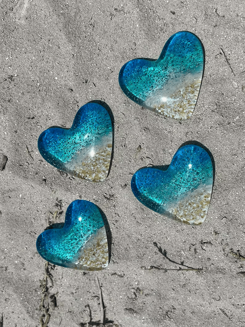 🎁The Best Gift🎁Glass Beach Pocket Heart