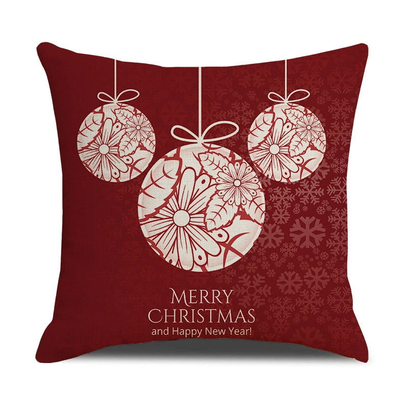 Fashion Letter Elk Polyester Pillow Cases
