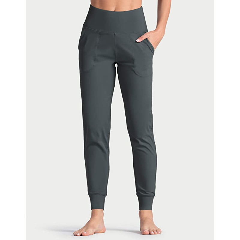 Joggers For Women High Waist Active Sweatpants Lightweight Tapered Lounge Yoga Athletic Pants With Pockets