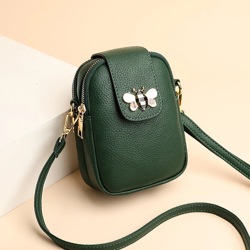 Women's Small All Seasons Pu Leather Streetwear Shoulder Bag