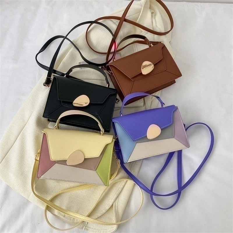 Women's Small All Seasons Pu Leather Streetwear Square Bag