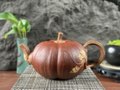 Pumpkin Red Clay Teapot