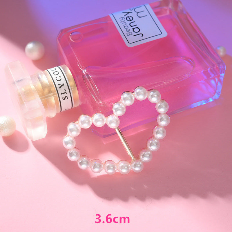 💕Fashion Silk Scarf  Brooch Buckle