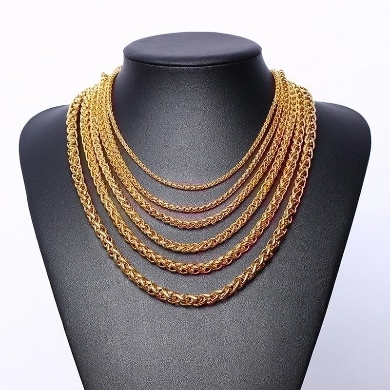 Jewelry Minimalist Geometric 201 Stainless Steel Plating Stainless Steel Necklaces