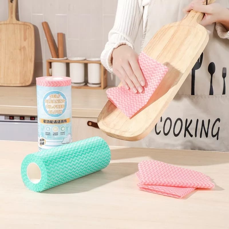 50 PIECES REUSABLE TISSUE ROLL