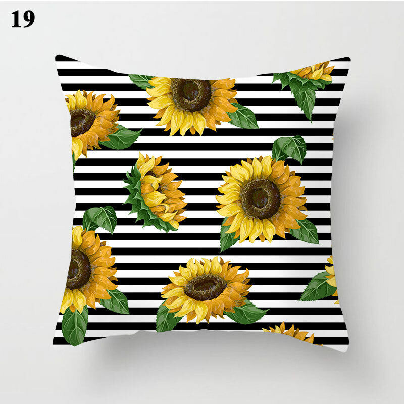 18 Cushion Cover Pillow Case Home Sofa Decor Pillowslip Waist Pillow Cover Soft