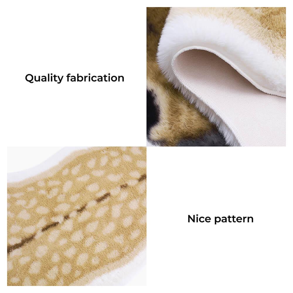 Wildlife Dog Blanket Soft Pet Mat Cute Shape