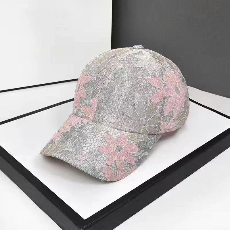 Women's Minimalist Classic Style Color Block Curved Eaves Baseball Cap