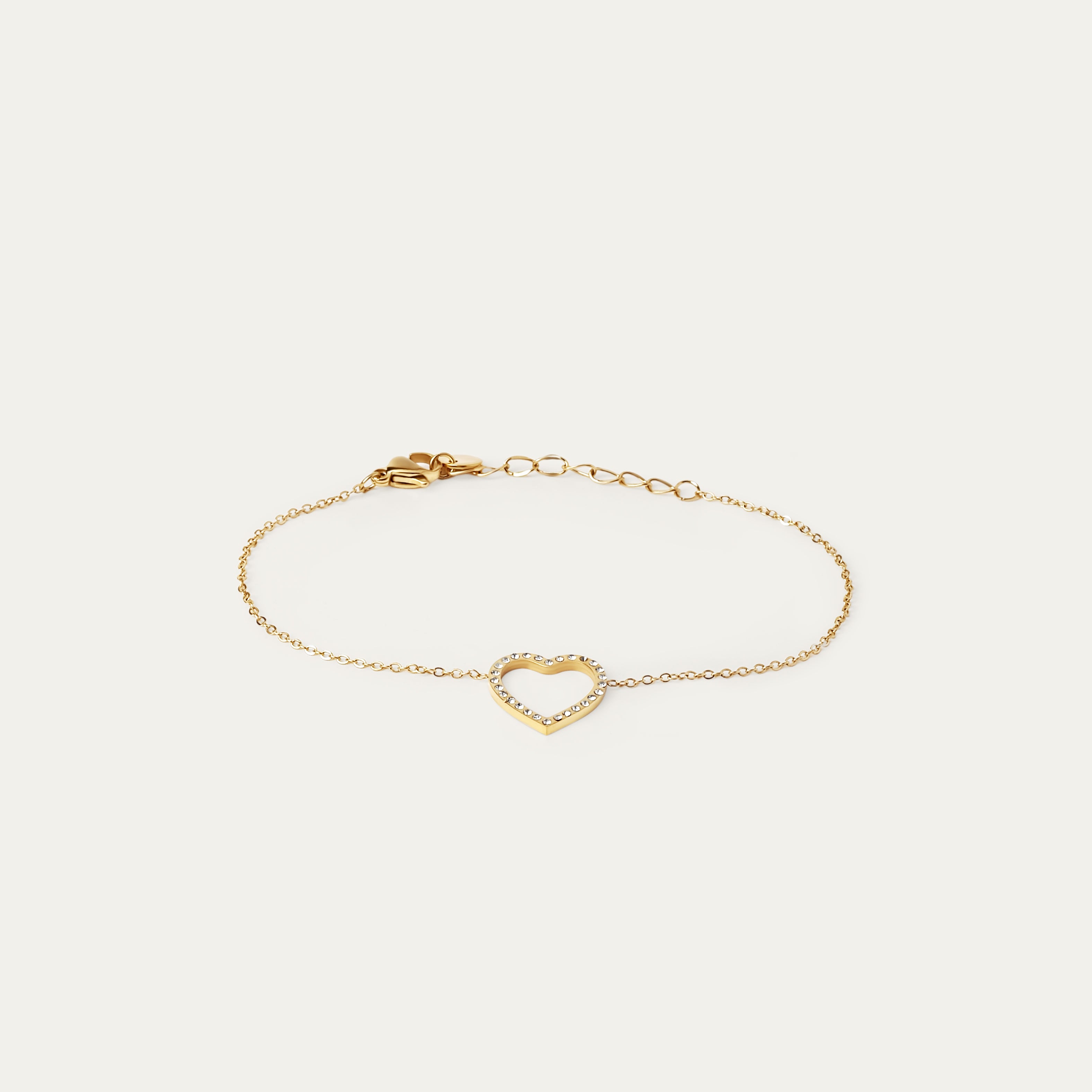 Nema CZ Anklet (18K Gold Stainless Steel)