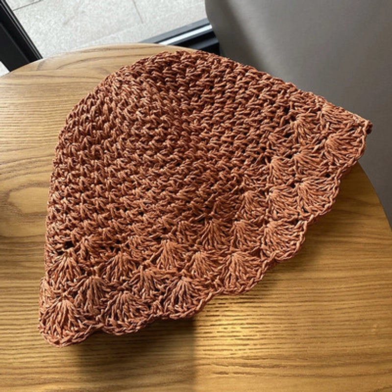 Women's Vacation Minimalist Bow Knot Big Eaves Sun Hat