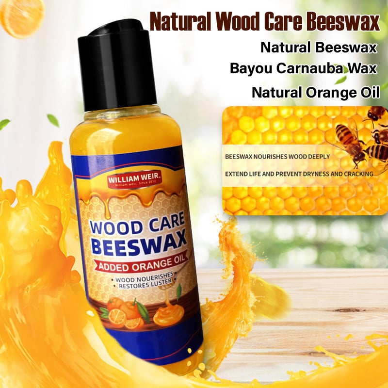 Natuurlijke Bijenwas & Sinaasappelolie Houtconditioner