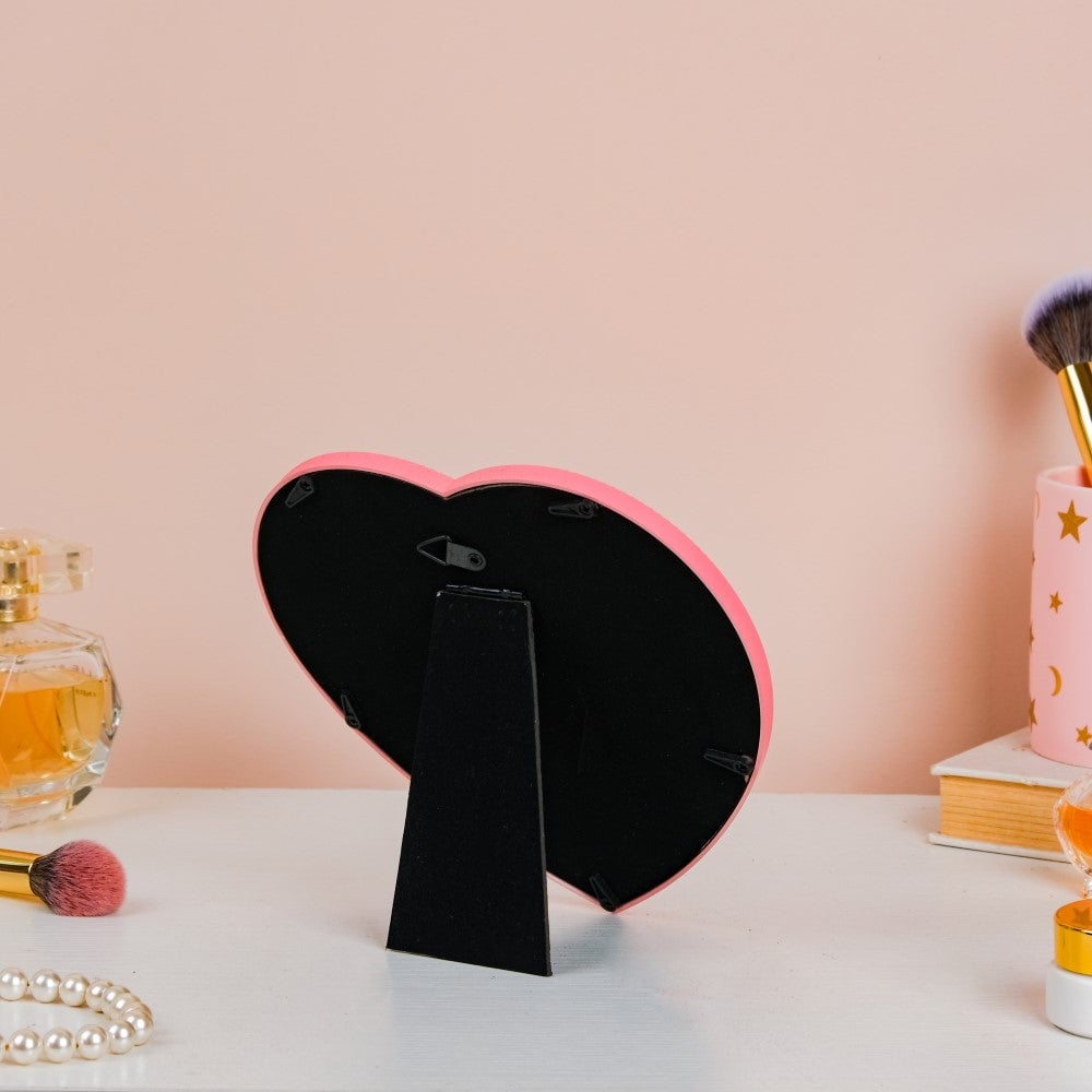 Hearty Desk Mirror Pink Small