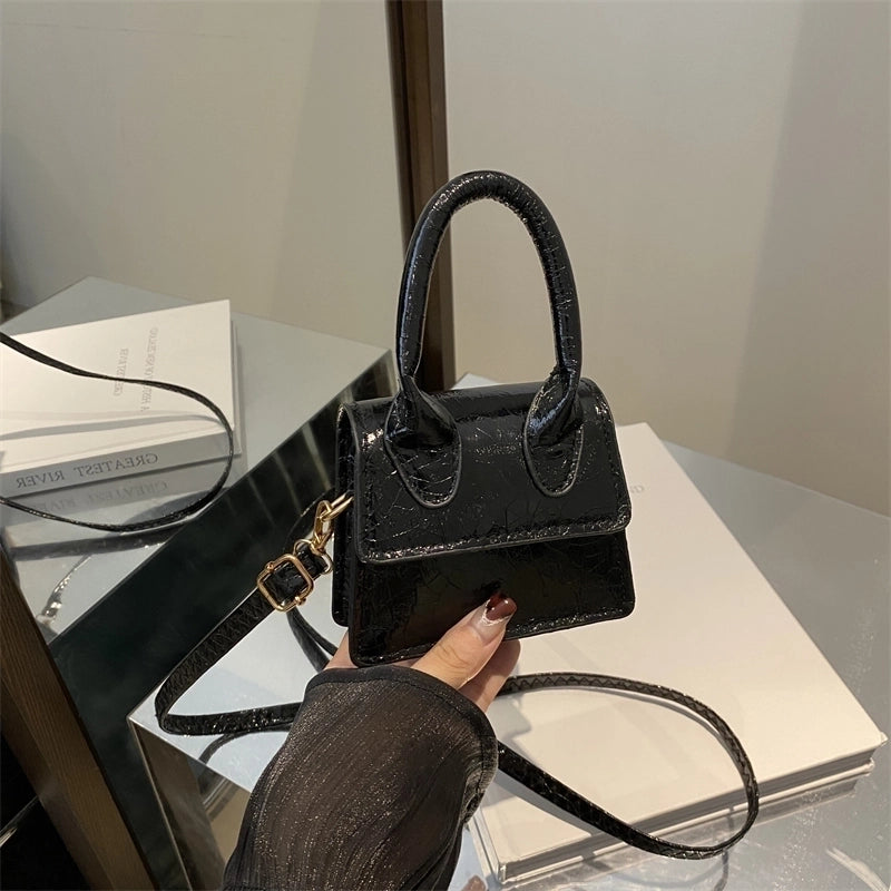 Fashionable And Beautiful Simple Western Style Western Style Personalized Retro Casual Shoulder Bag Mini Portable Small Square Bag