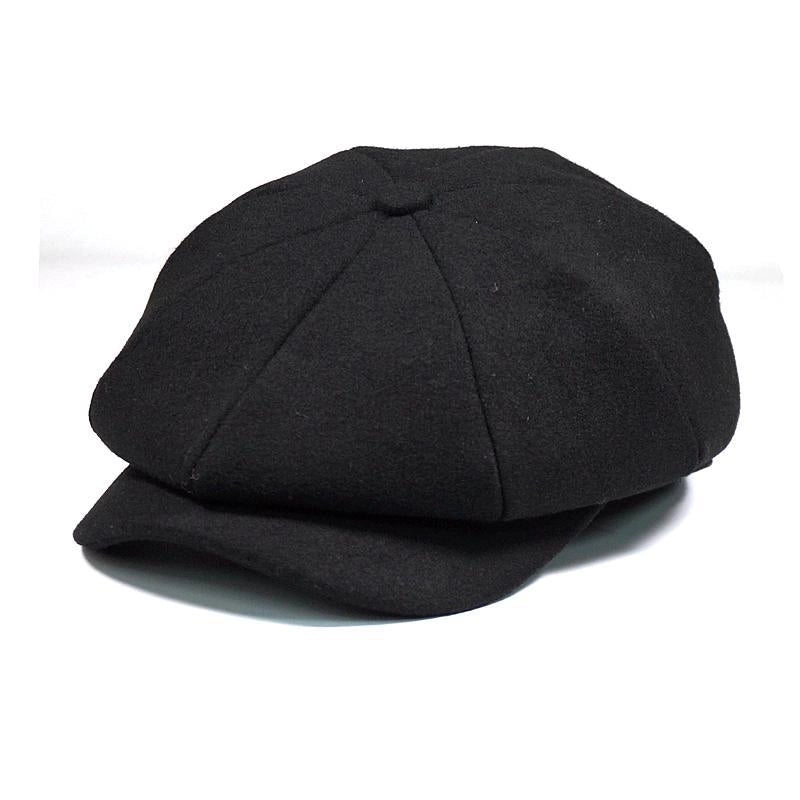 Men's Casual Solid Color Crimping Beret Hat
