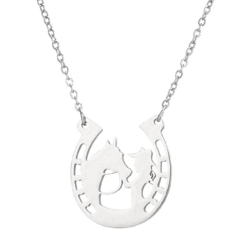 Fashion Geometric 201 Stainless Steel 18K Gold Plated Plating Stainless Steel Necklaces