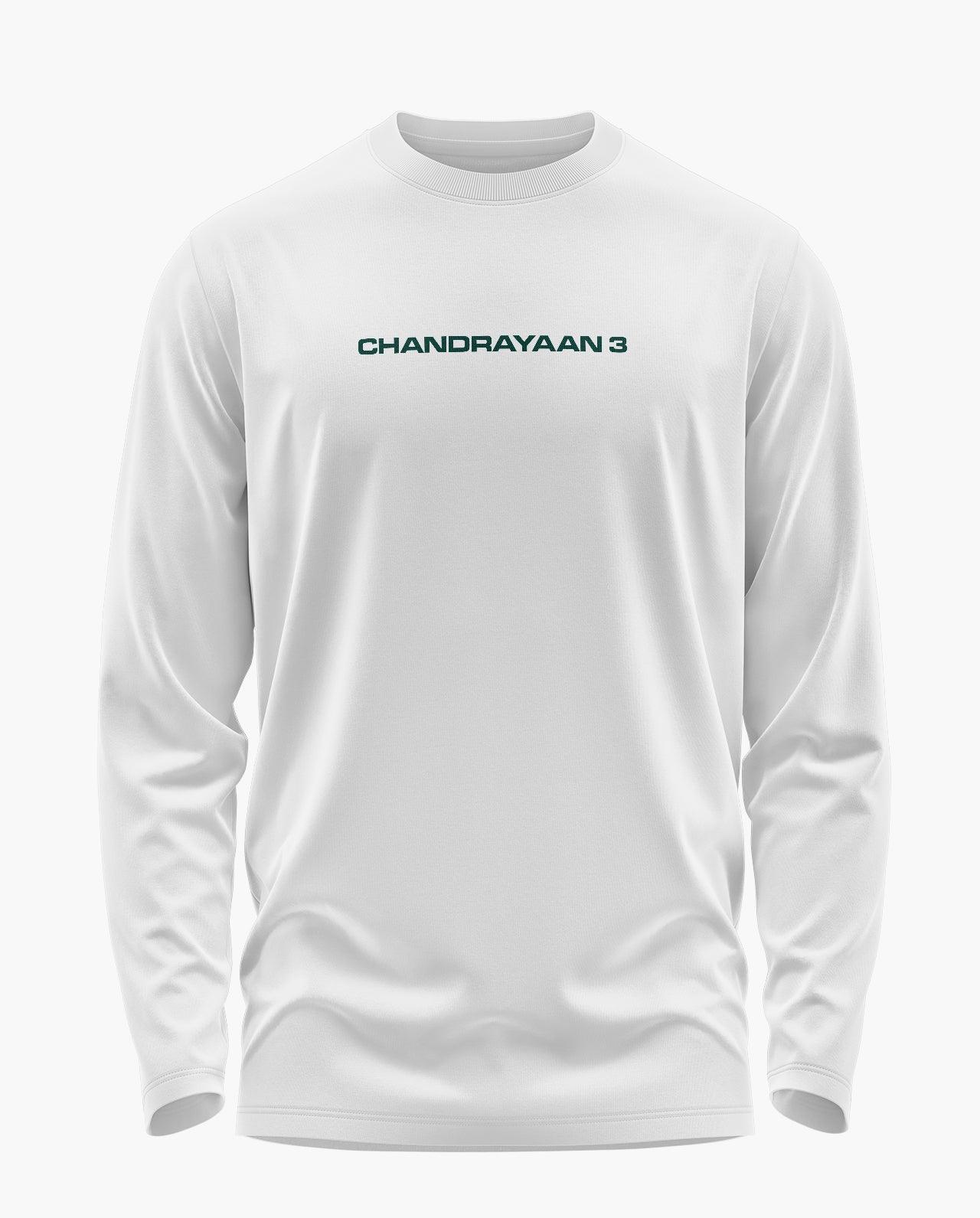 MILESTONE CHANDRAYAAN-3 Full Sleeve T-Shirt