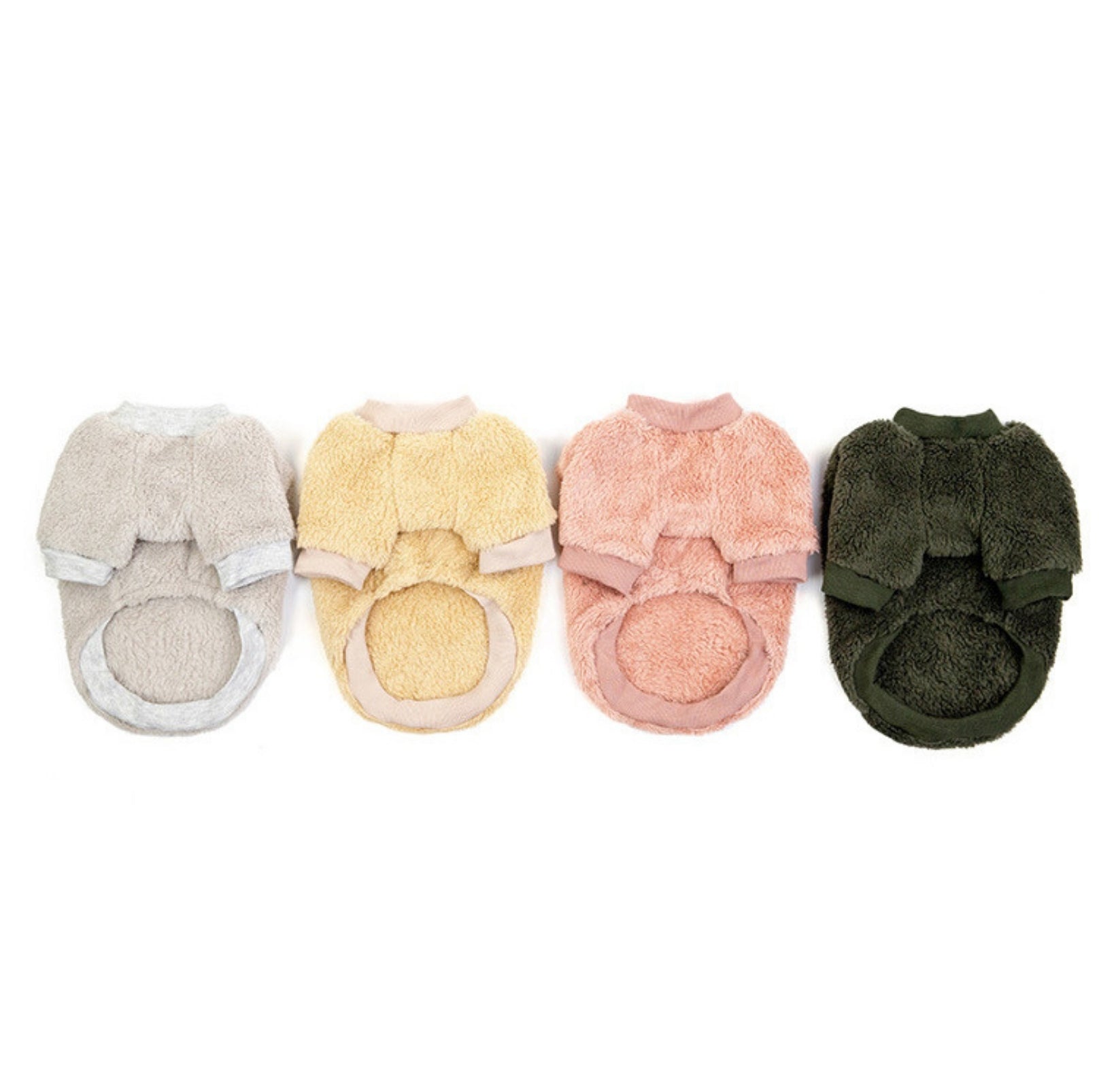 Double-Fleece Crew Neck Dog Sweater