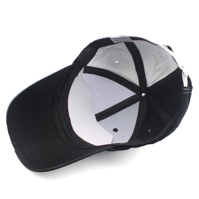 Unisex Fashion Star Printing Curved Eaves Baseball Cap