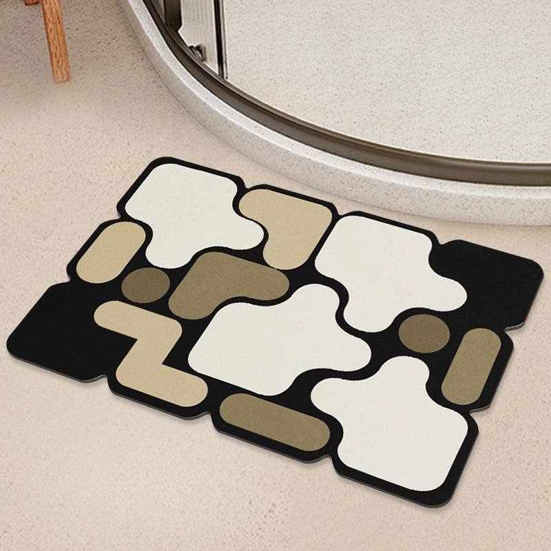 Cute Geometric Diatom Ooze Carpet Bathing