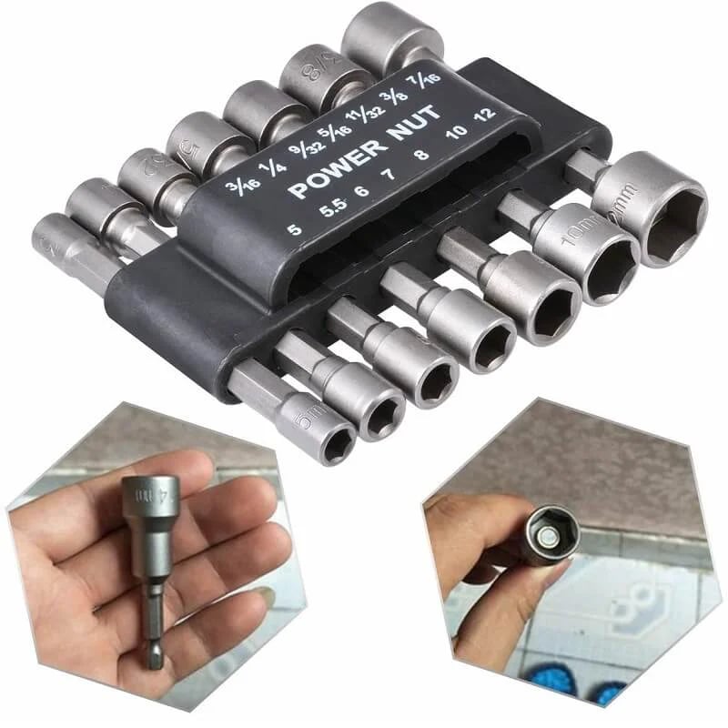 🔥Power Nut Driver 14Pcs Set