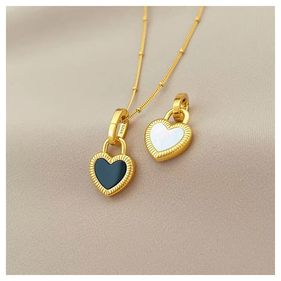 Geometric Titanium Steel 18K Gold Plated Necklaces