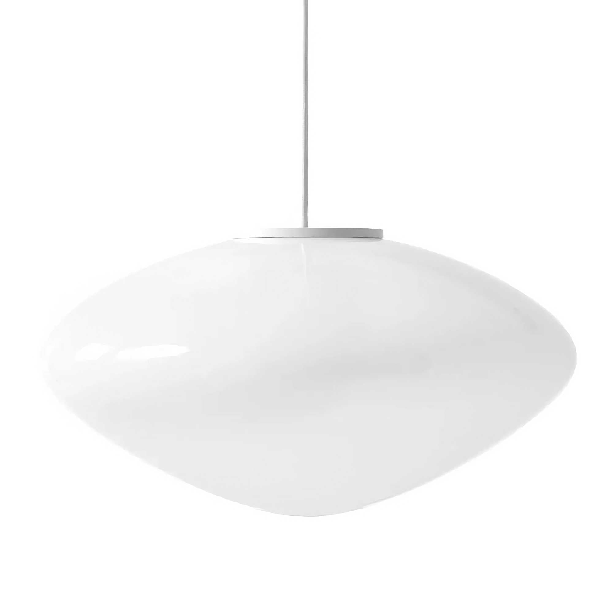 refurbished | &Tradition AP16 Mist Pendant Lamp. Matt White/Opal Glass