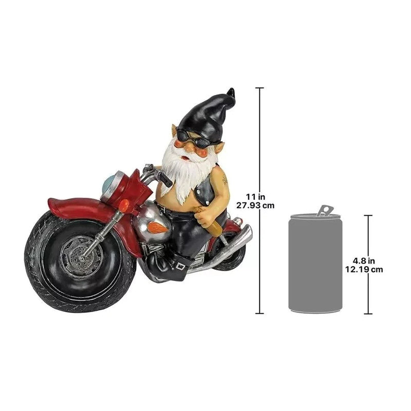 THE BIKER GNOME STATUE