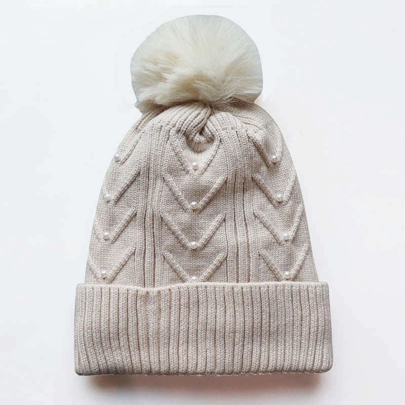 Women's Minimalist Solid Color Crimping Wool Cap