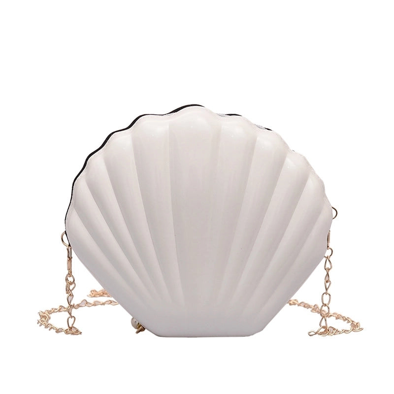 Women's Small Pu Leather Solid Color Streetwear Shell Zipper Dome Bag