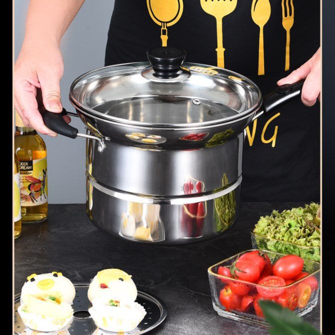 Multipurpose Stainless Steel Saucepan