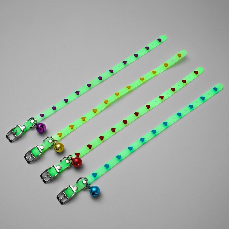 4 Piece Set Of Collars With Bells