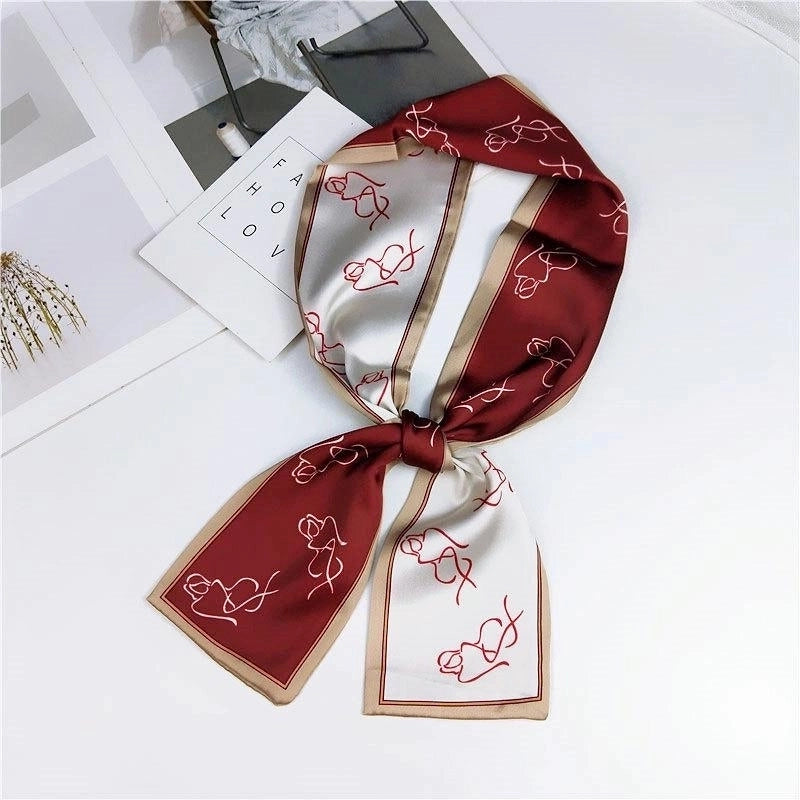 Fashion Double-sided Flat-length Long Scarf Scarf