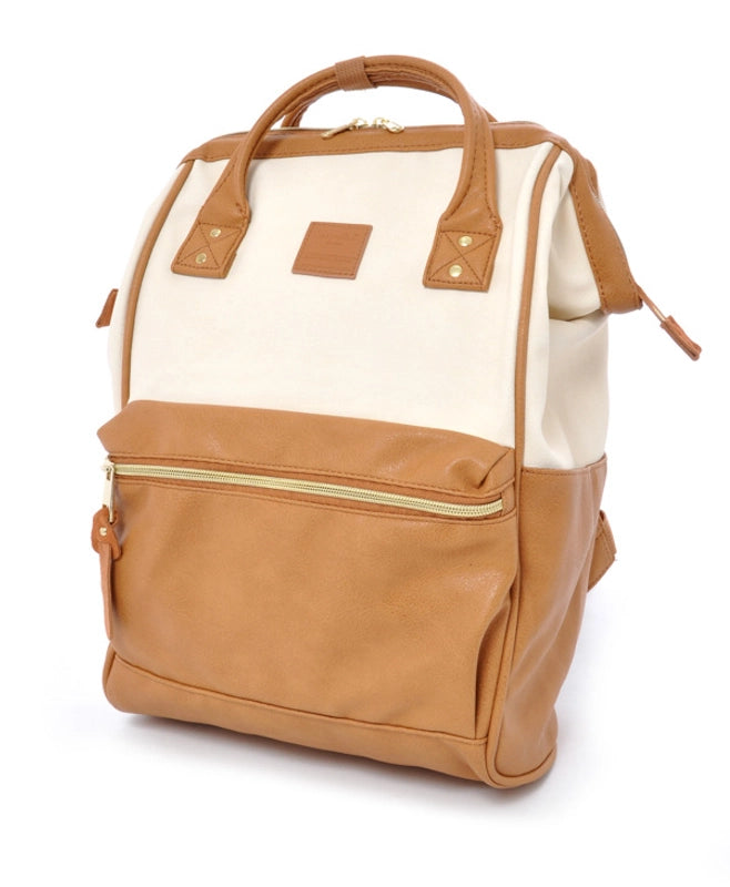 Women's Large Pu Leather Solid Color Streetwear Square Zipper Fashion Backpack