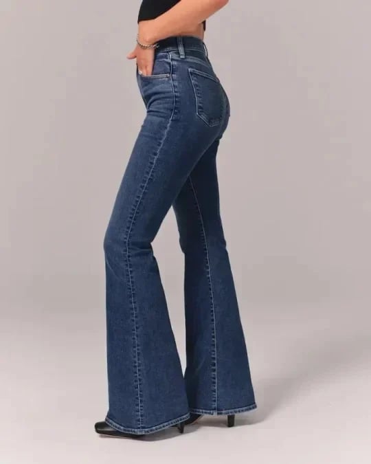 ⭐Women's 2024⭐ Ultra High Rise Stretch Flare Jean