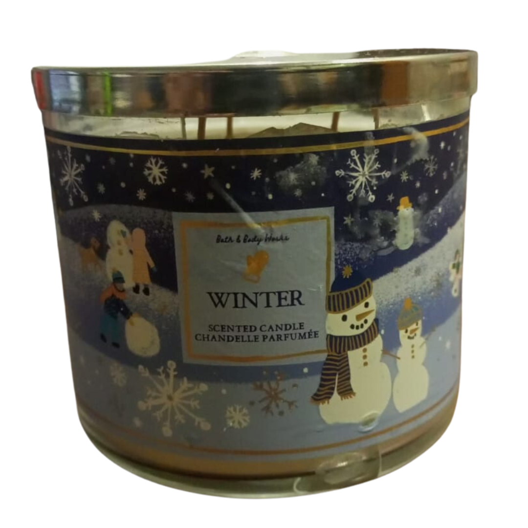 Bath & Body Works Winter 3-Wick Candle (Little Damage)