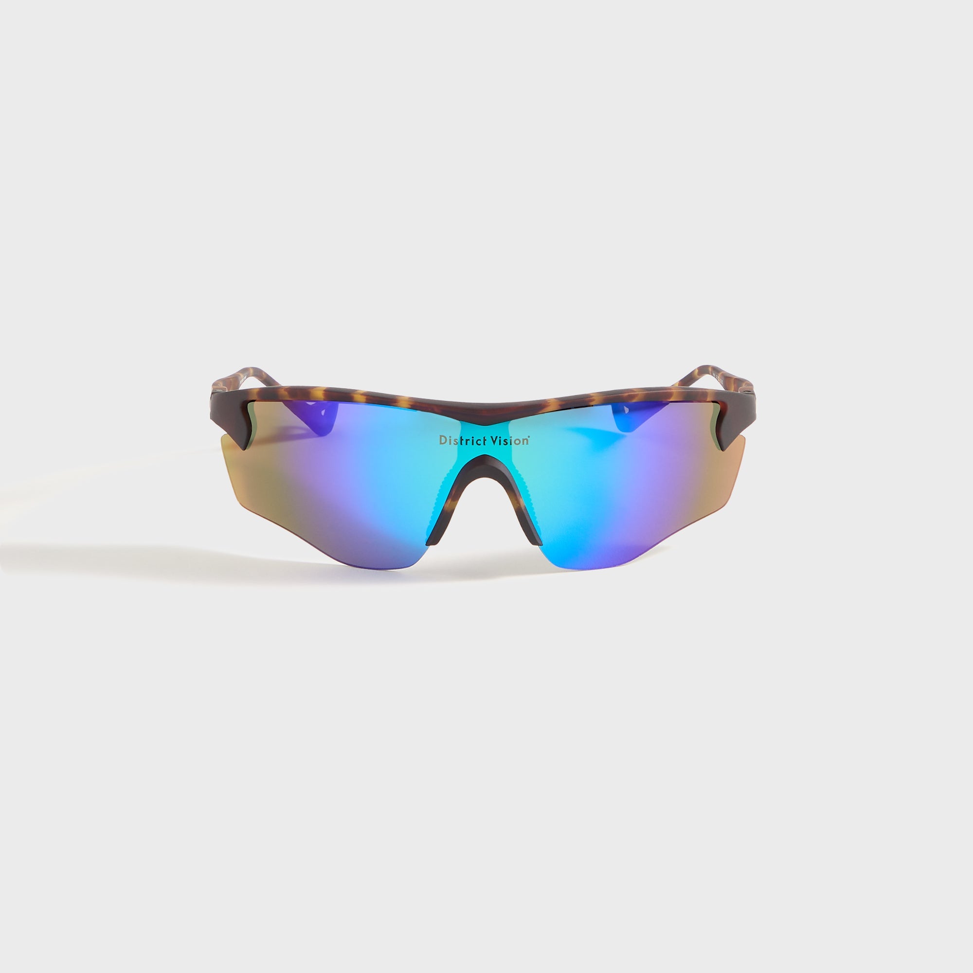 District Vision Junya Racer - Tortoise / D+ Blue Mirror