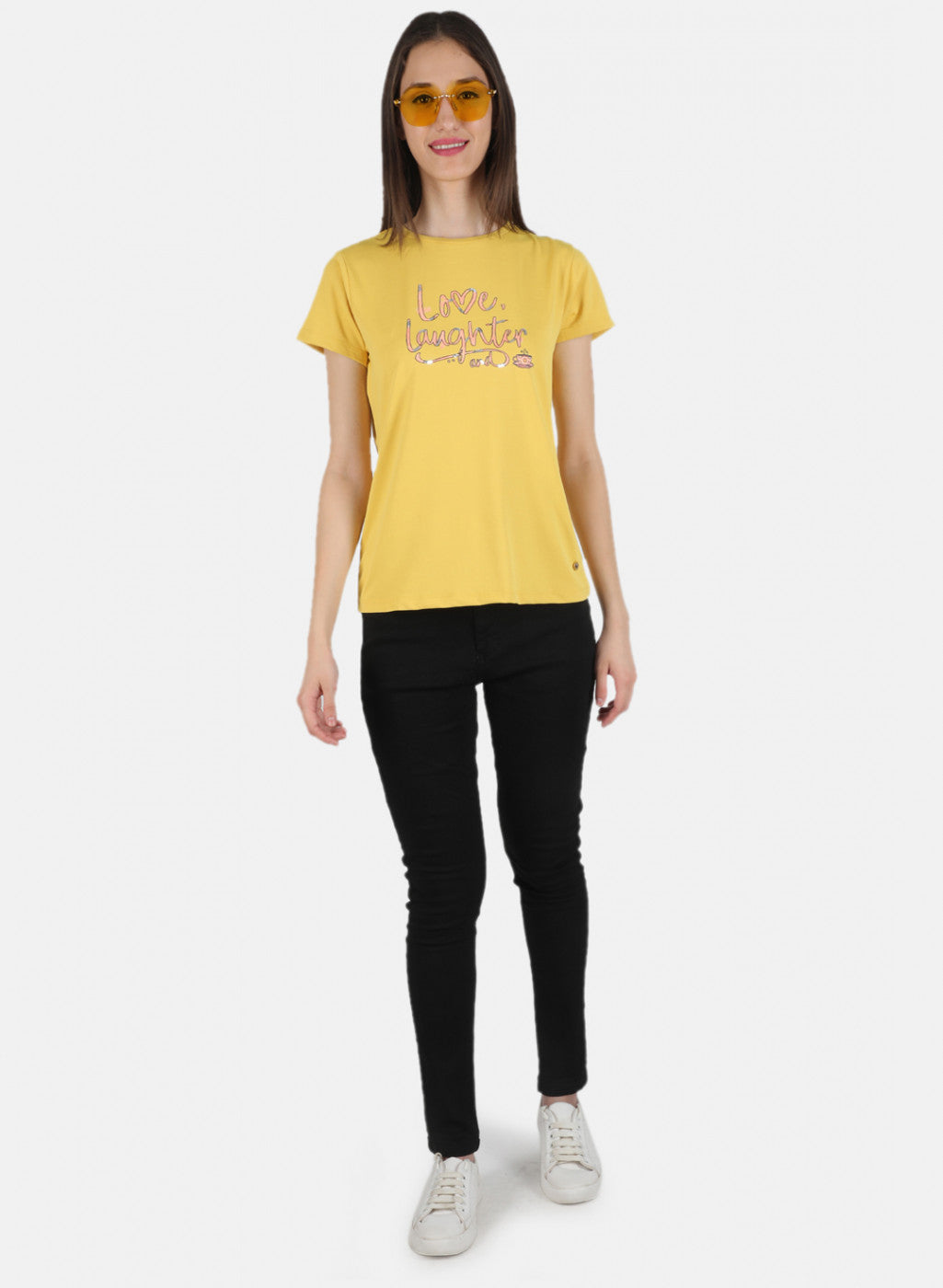 Women Mustard Printed Top