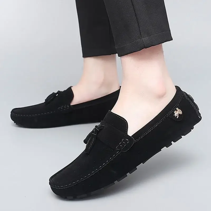 Cricsblue ugg Men's casual shoes Soft suede summer shoes women's high quality men's casual shoes Driving flat loafers Couple family size35-48