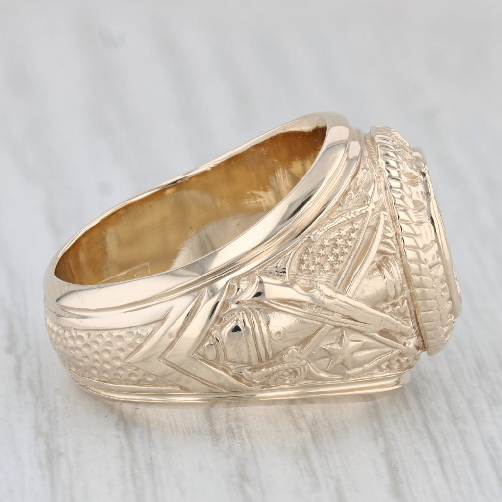 Texas A & M University Class Ring 10k Yellow Gold Size 10.5 Men's Signet