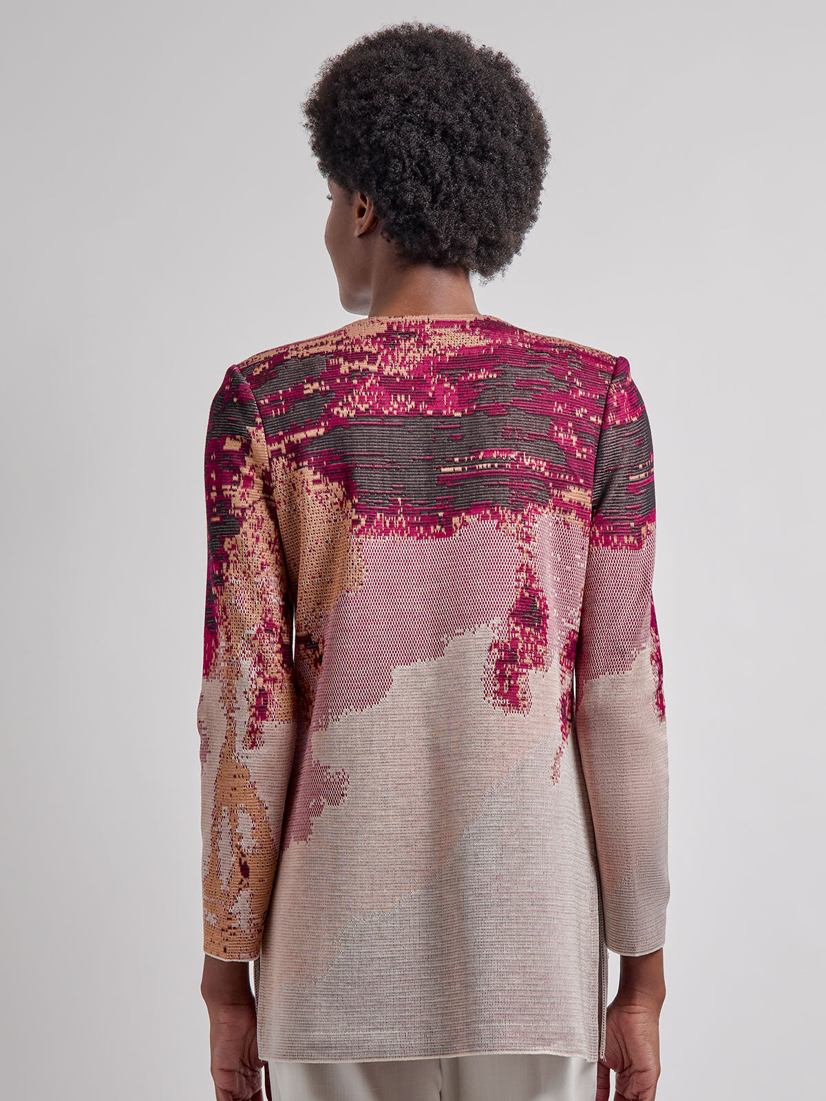 Heritage Abstract Jacquard Knit Jacket - Vanity Fit